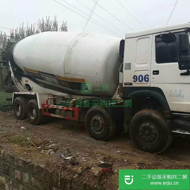 山東出售二手后八輪混凝土攪拌車