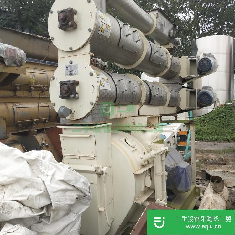 山東出售二手飼料環模制粒機