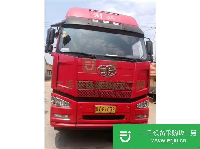 山東出售二手一汽解放J6P前四后八倉欄載貨車