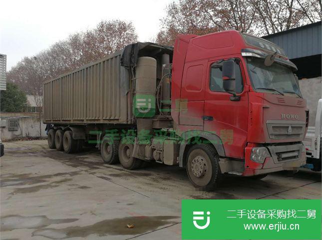 湖北出售二手豪沃半掛車