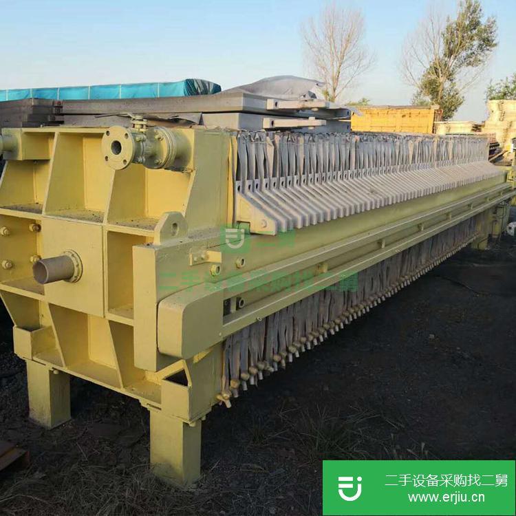 山東出售二手100平方隔膜壓濾機