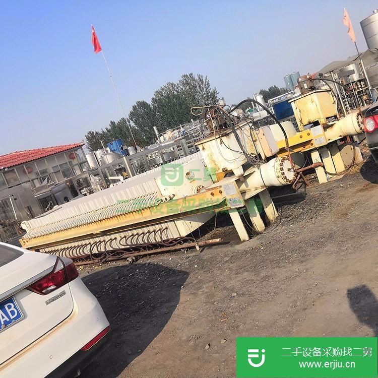 山東出售二手污泥處理壓濾機(jī)