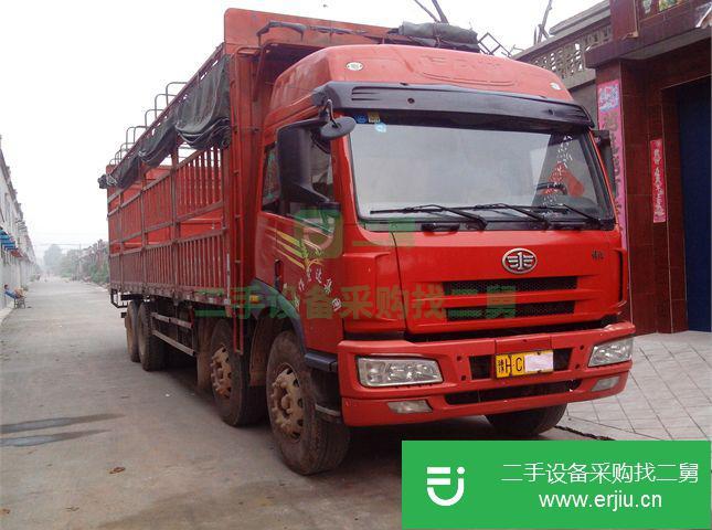 河南出售二手一汽解放前四后八載貨車
