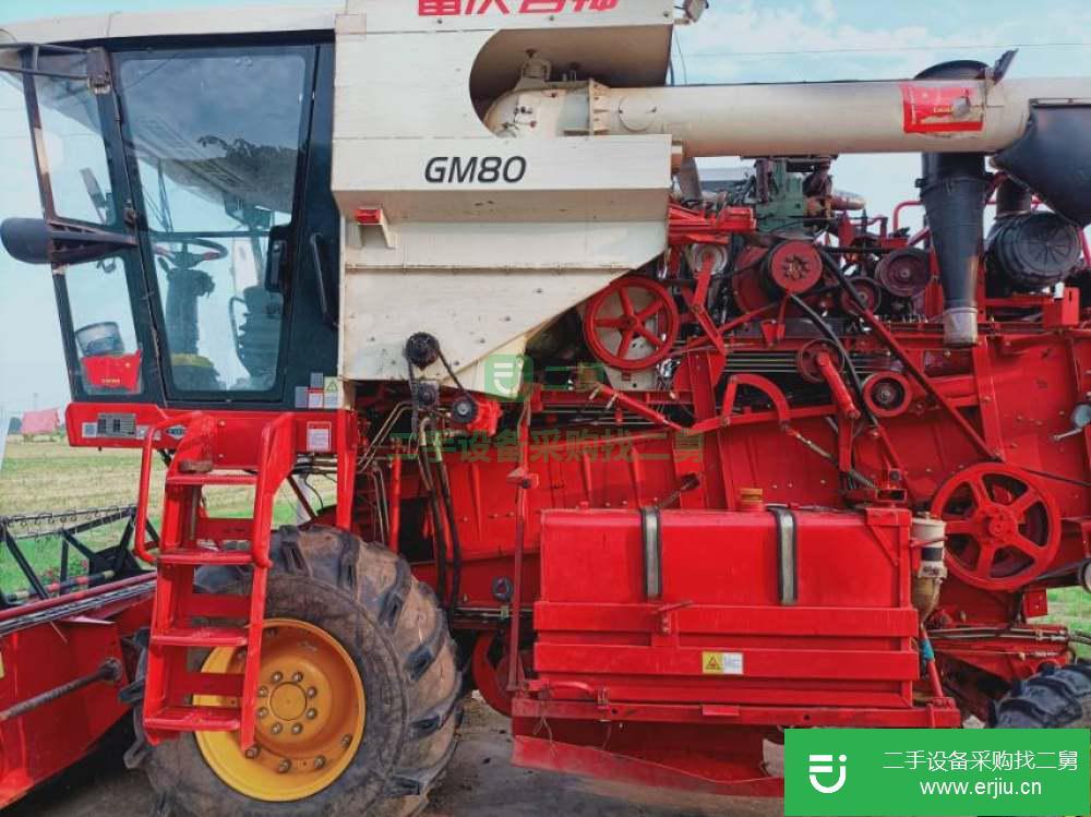 河南出售二手福田雷沃GM80谷物聯合收割機