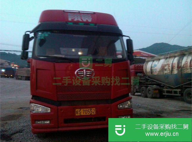 湖南出售二手一汽解放J6水泥罐裝車