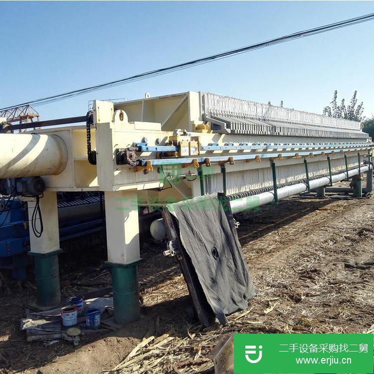 山東出售二手100平方隔膜壓濾機