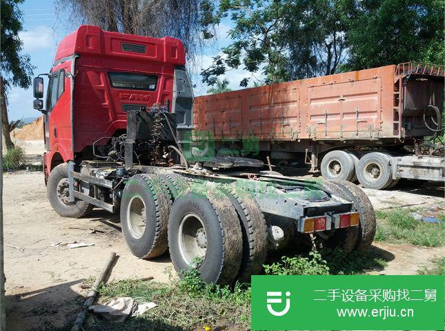 海南出售二手一汽解放J6前二后八牽引車