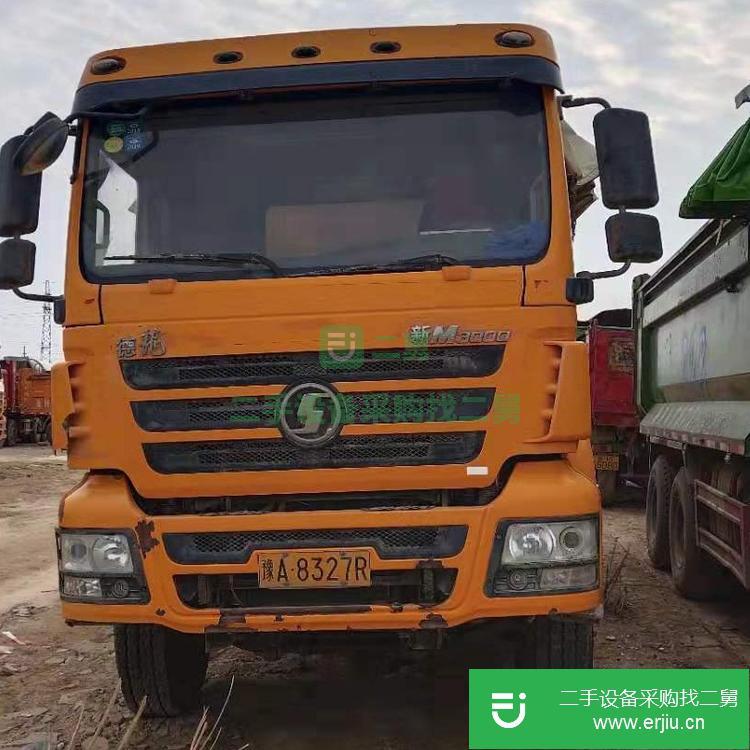 山東出售二手德龍后八輪自卸車