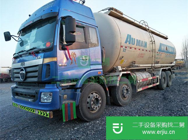 山東出售二手福田前四后八散裝水泥罐車