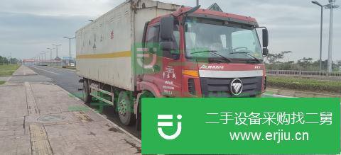 四川出售二手福田歐曼前四后四箱式貨車