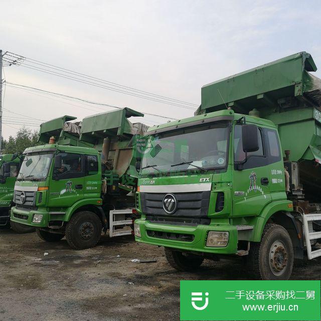 山東出售二手歐曼后八輪翻斗自卸車5.6-6米