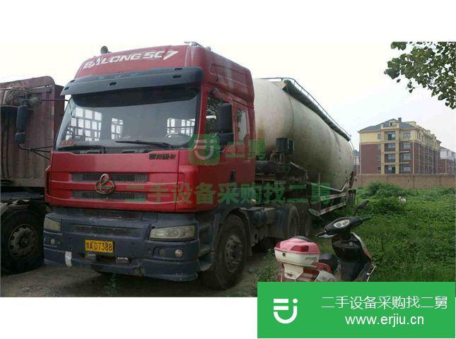 河南出售二手東風柳汽水泥粉灌半掛車