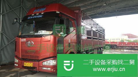 福建出售二手一汽解放J6前四后八倉欄載貨車
