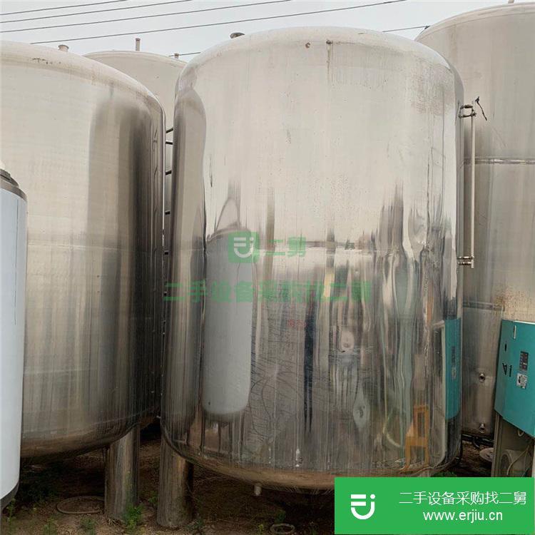 山東出售二手大型食品物料不銹鋼儲(chǔ)罐