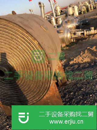 山東省出售二手100平方螺旋板換熱器
