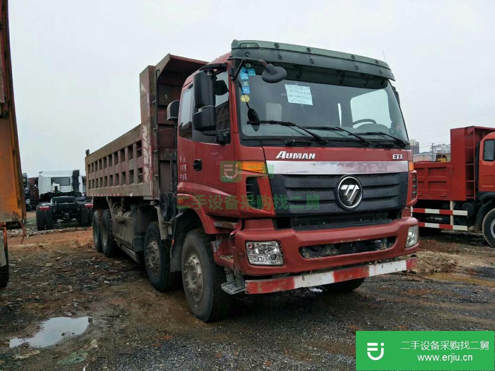 寧夏出售二手歐曼375馬力前四后八自卸車