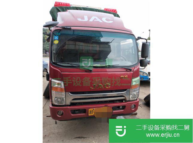 湖南出售二手江淮前二后四廂式排半載貨車