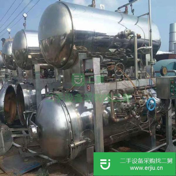 山東出售二手5立方食品設備殺菌鍋