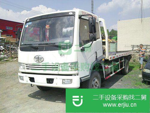 黑龍江出售二手一汽解放平板運輸車