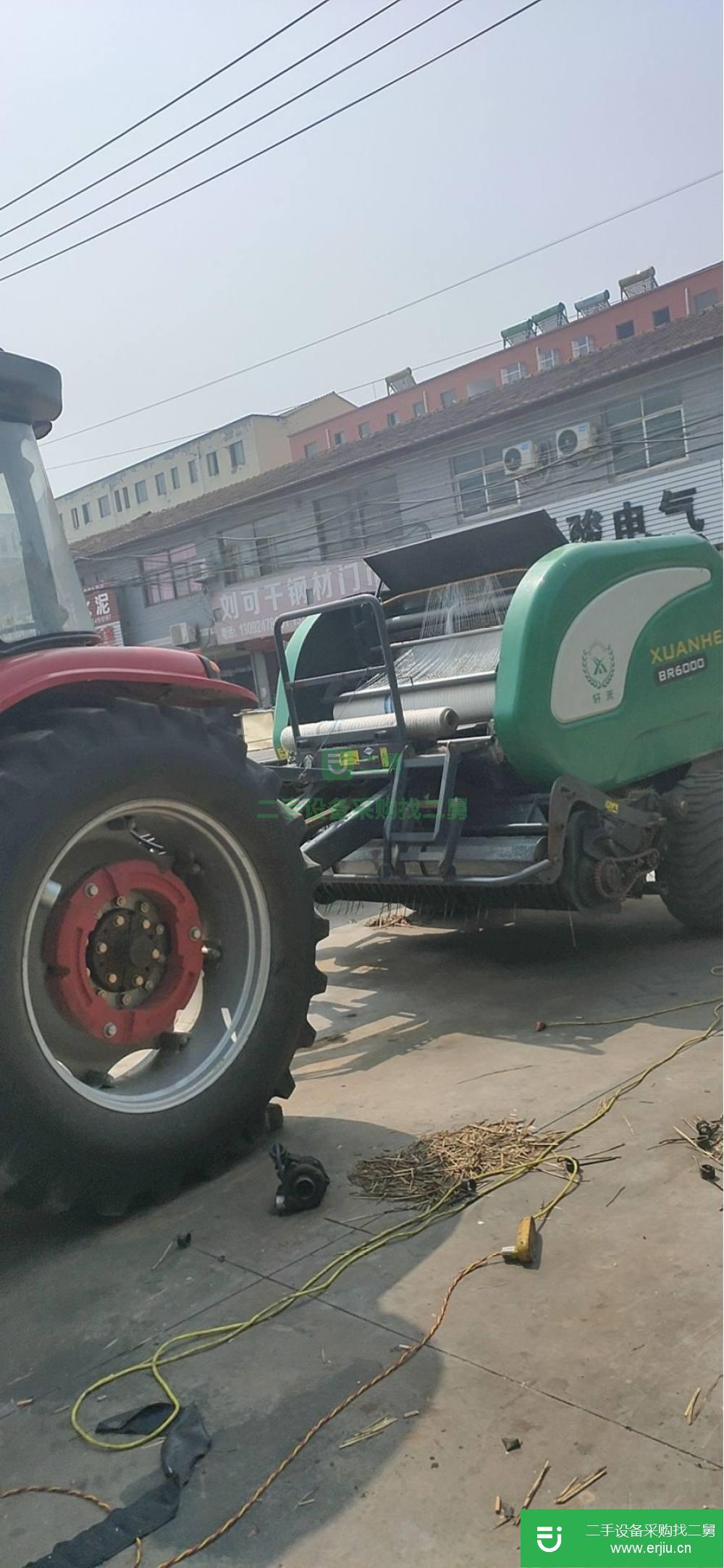 江蘇出售二手軒禾BR6000圓捆機打捆機