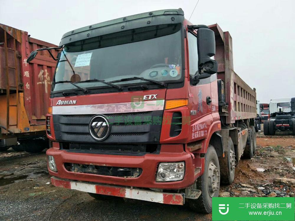 寧夏出售二手歐曼375馬力前四后八自卸車