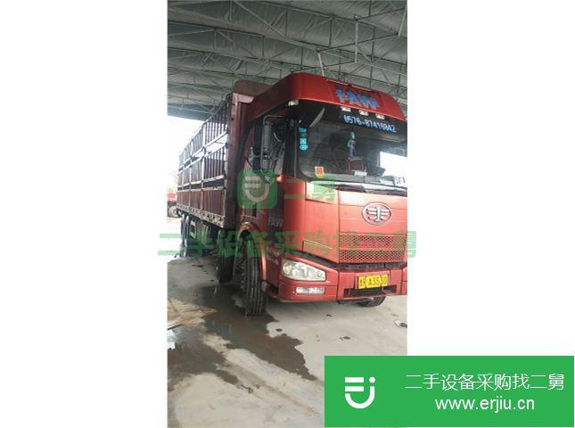 福建出售二手一汽解放J6前四后八倉欄載貨車