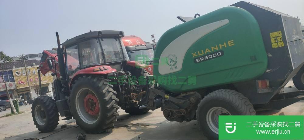 江蘇出售二手軒禾BR6000圓捆機打捆機