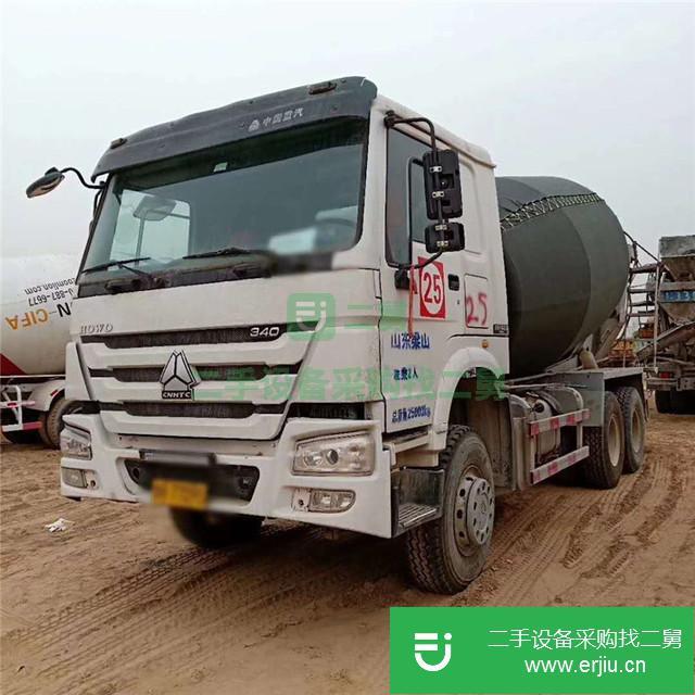 山東出售二手豪沃水泥攪拌車12方