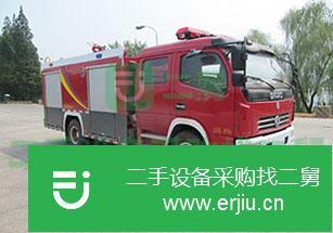 湖北出售二手東風多利卡3噸水罐消防車