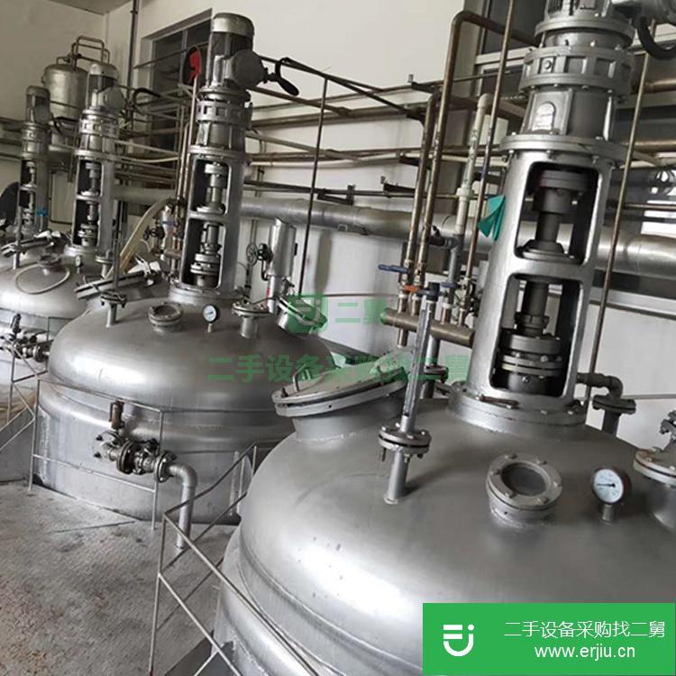 山東出售二手5000L耐腐蝕反應釜