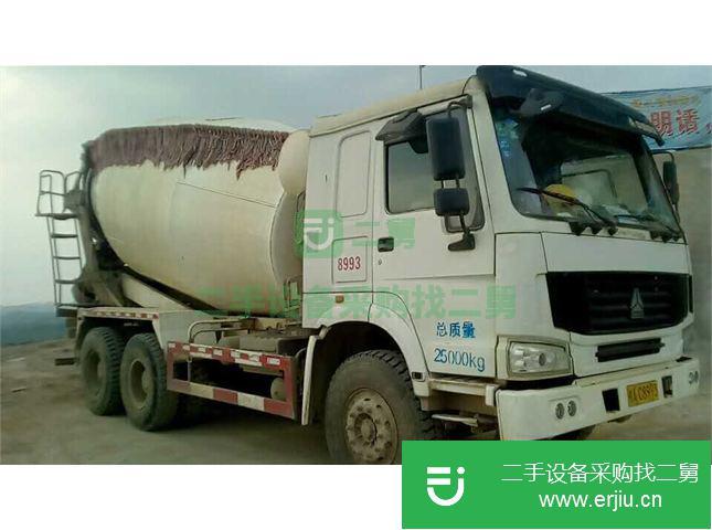 廣西出售二手中國重汽混凝土攪拌車