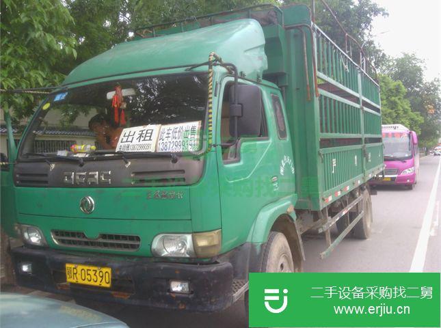 湖北出售二手東風(fēng)前二后四倉柵載貨車