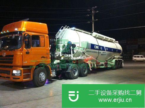 新疆出售二手德龍F(tuán)3000水泥罐車