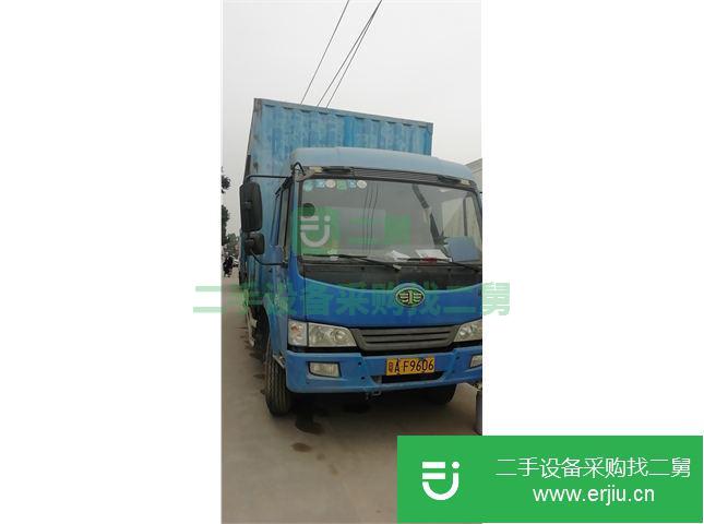 廣東出售二手一汽解放前二后四廂式貨車