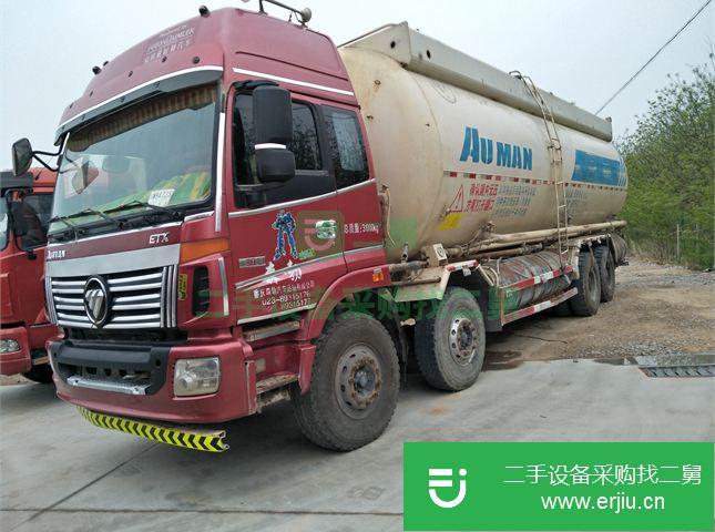 山東出售二手福田前四后八散裝水泥罐車