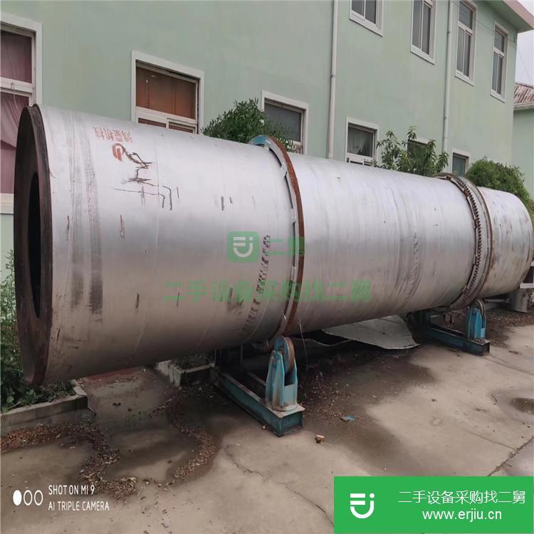 山東出售二手污泥三回程滾筒烘干機
