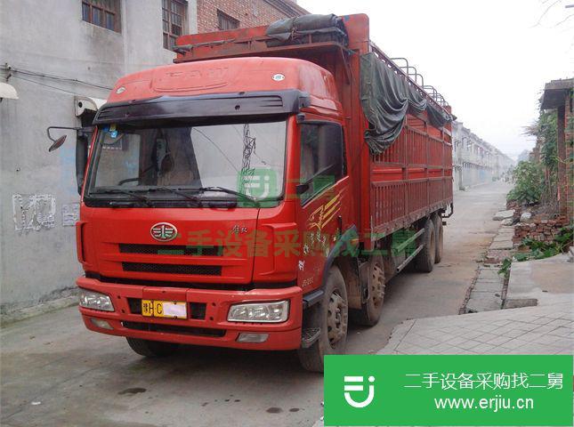 河南出售二手一汽解放前四后八載貨車