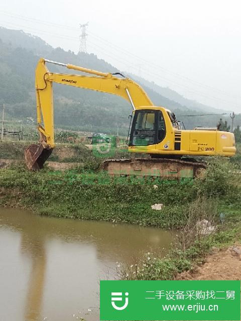 廣東出售二手小松200-6挖掘機