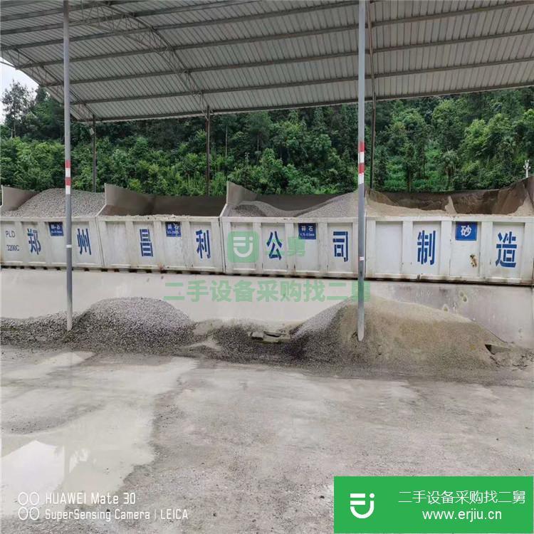 山東出售二手HZS120混凝土攪拌站