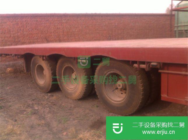 河北出售二手北奔重汽平板掛車