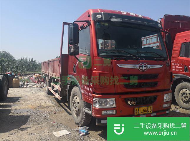 山東出售二手一汽解放平板貨車