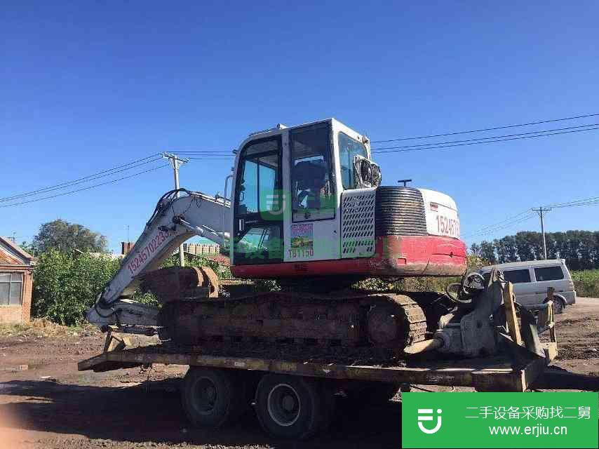 黑龍江出售二手竹內TB135挖掘機
