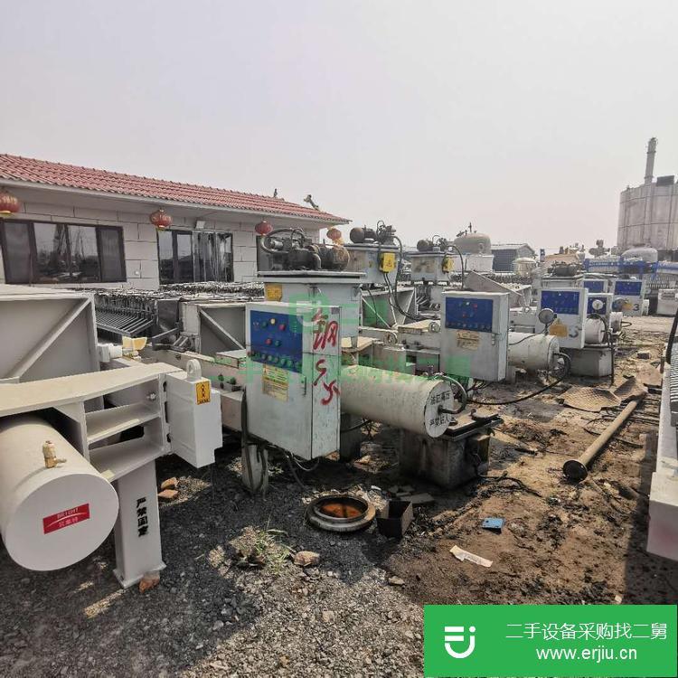 山東出售二手全自動(dòng)程控隔膜壓濾機(jī)