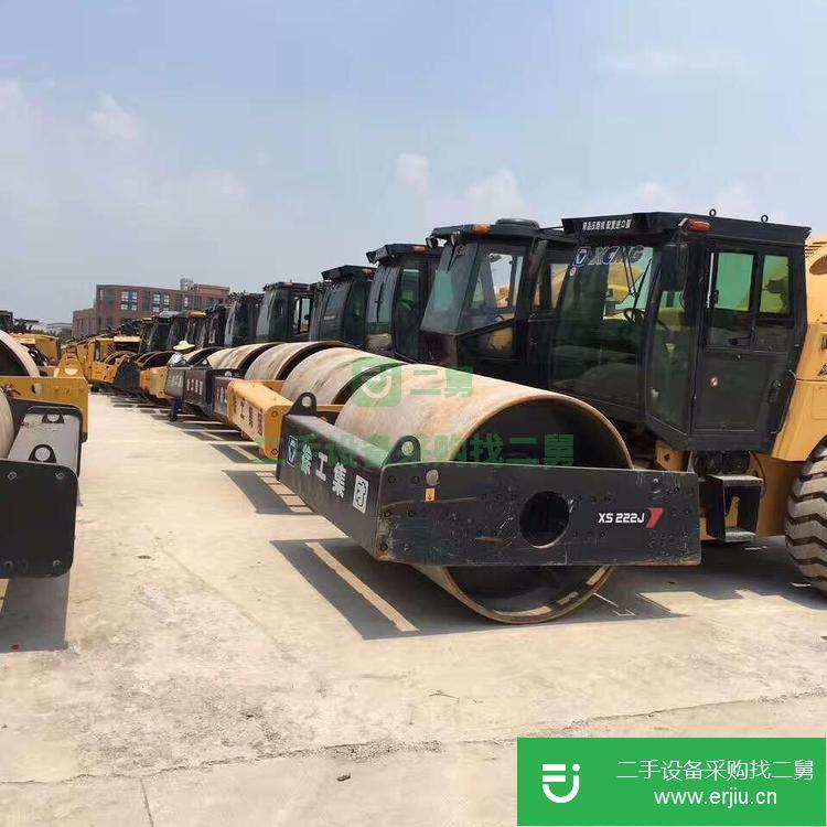 上海出售二手徐工22噸雙鋼輪壓路機