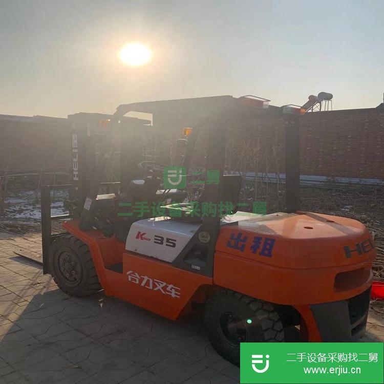 天津出售二手3.5噸合力叉車