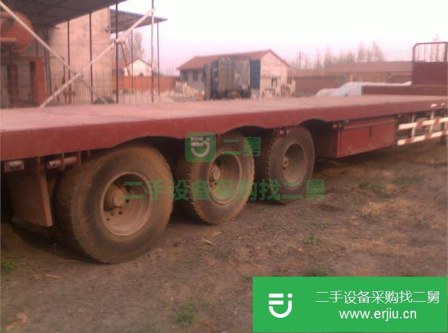 河北出售二手北奔重汽平板掛車