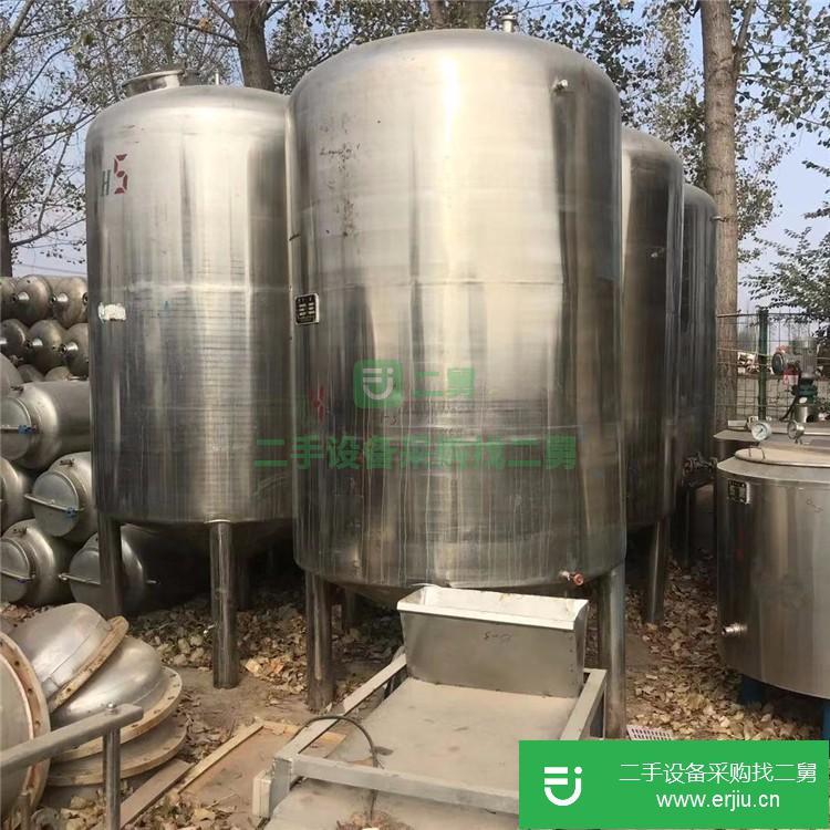 山東出售二手不銹鋼儲罐
