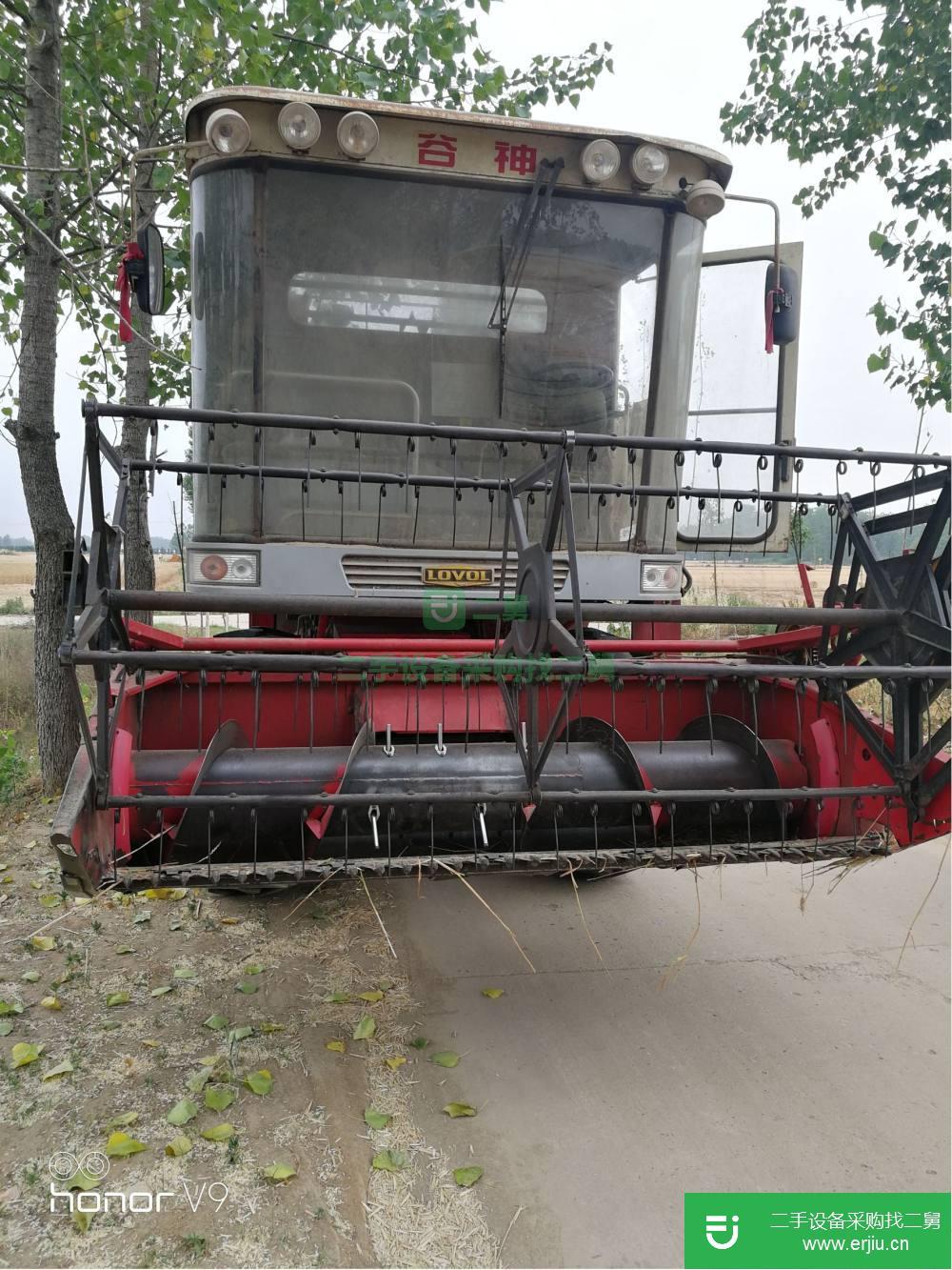 河南出售二手雷沃谷神4YZ-3A收割機