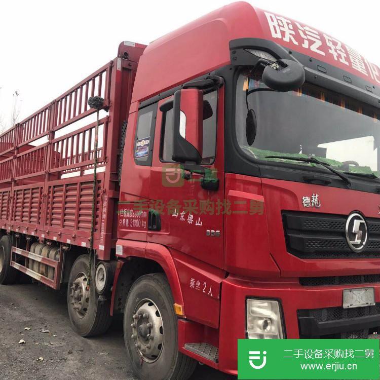 山東出售二手德龍X3000前四后八9.6米高欄貨車