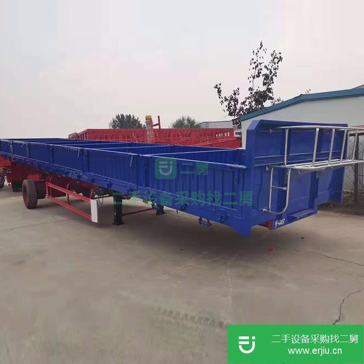 山東出售二手輕型側翻自卸掛車